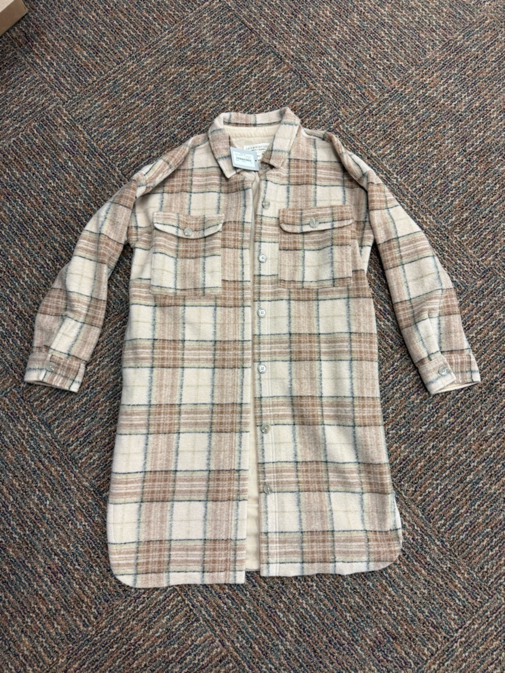 Saltwater Luxe Nolin Plaid Jacket NWT - Picture 3 of 14